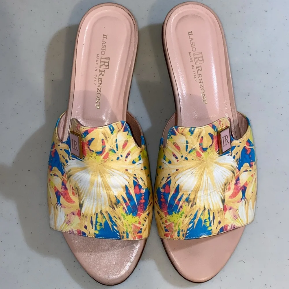 Sandals Renzoni, 100% Leather, size 10
